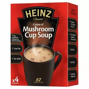 Heinz Mushroom Dry Cup Soup 70g - Pack of 6 - Picture 1 of 1