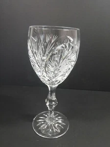Copas de agua de cristal con patrón de bárbara de corte americano diseño de ventilador de molinete - Imagen 1 de 5