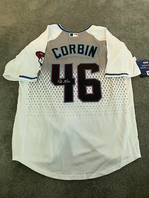 Camiseta blanca firmada por Patrick Corbin Arizona Diamondbacks Foto 1 de 3