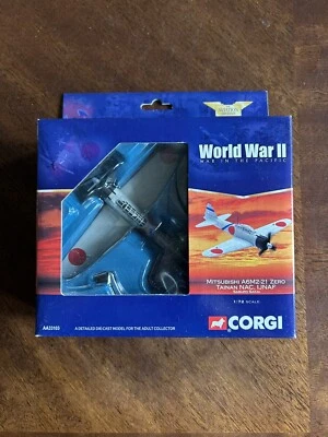 CORGI Aviation Archive MITSUBISHI A6M2-21 ZERO Tainan NAC, IJNAF 1:72 AA33103 - Image 1 of 4