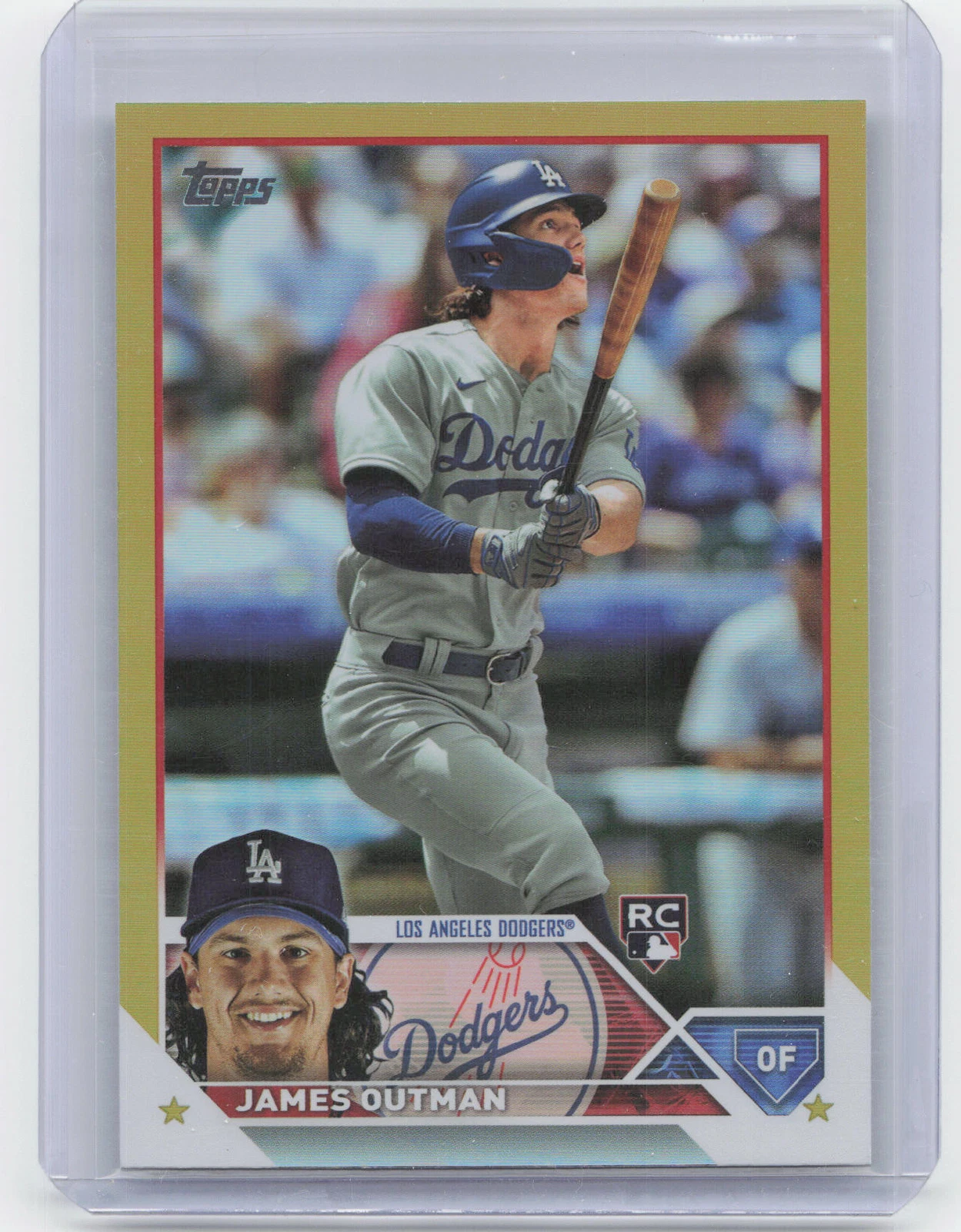 2023 Topps #395 James Outman Gold Foil RC