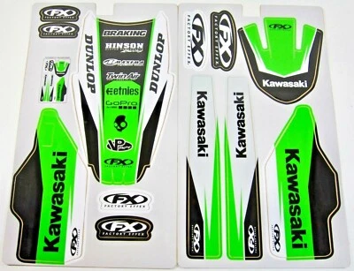 Guardabarros de fábrica Effex horquillas gráficos Kawasaki KX450F KXF 450 09 10 11 NUEVO Foto 1 de 2
