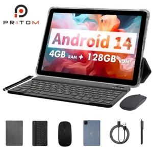 PRITOM 2024 Android 14 Tablet PC(A523 8-Core 1.8Ghz/4GB(4+4GB Expand)RAM/128GB - Picture 1 of 10