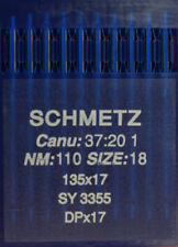 Schmetz 135X17 Staerke NM110 Rundkolbennadel SY3355 und DPx17