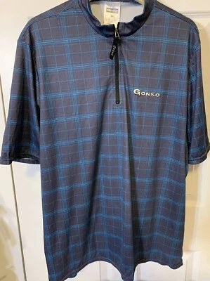 Camiseta de ciclismo Gonso para hombre talla XXL azul a cuadros Foto 1 de 4