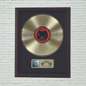 Aerosmith "Armageddon" Framed Cherry Wood LP Record Display M4 - Picture 1 of 3