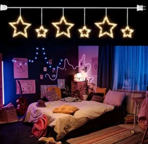 Star Lights String Fairy Lights for Home Decor Windows Walls  - Picture 1 of 2