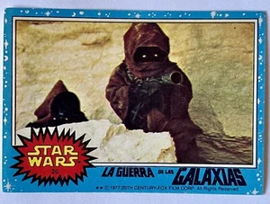 STAR WARS 1978 guerra de las galaxias CARD STANI ARGENTINA #20 tatooine Jawas - Picture 1 of 2