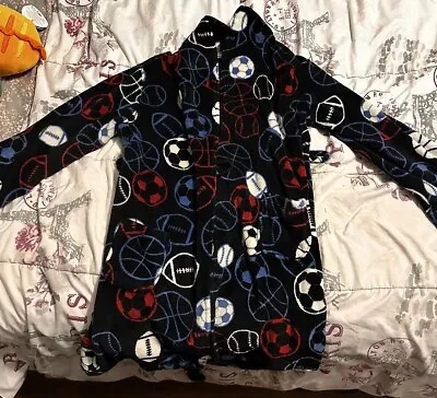 Bata con cinturón Cherokee Sports Theme para niños grande de poliéster polar Foto 1 de 2