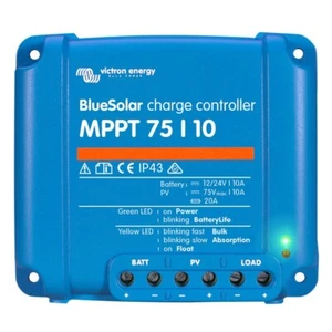 Victron BlueSolar MPPT Charge Controller - 75V - 10AMP - UL Approved SCC01001... - Picture 1 of 1