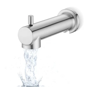 Slip on Extra Long Tub Spout with Diverter Universal Tub Diverter Spout for 1 - Picture 1 of 6