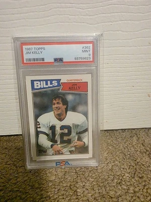 1987 Topps - Jim Kelly #362 (RC) - Image 1 of 2
