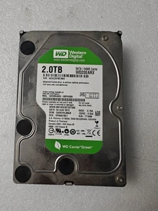 Western Digital WD Caviar Green 2TB 3.5" SATA HDD WD20EARX Hard Drive Tested - Picture 1 of 1