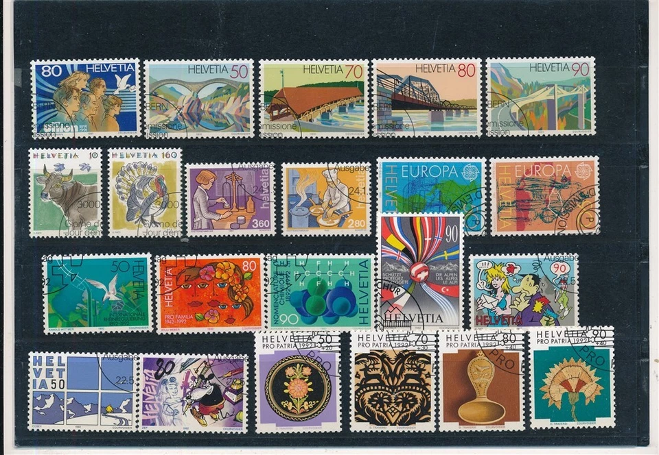 D463190 Switzerland Nice selection of VFU stamps FDC Cancel - Image 1 of 1
