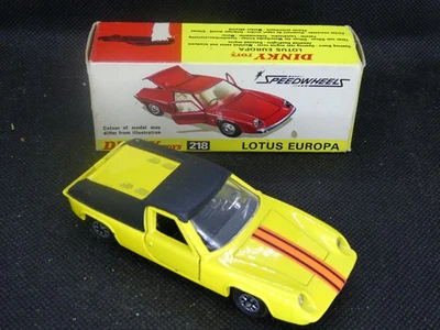 Ruedas rápidas Dinky Toys 218 Lotus Europa en caja Foto 1 de 4