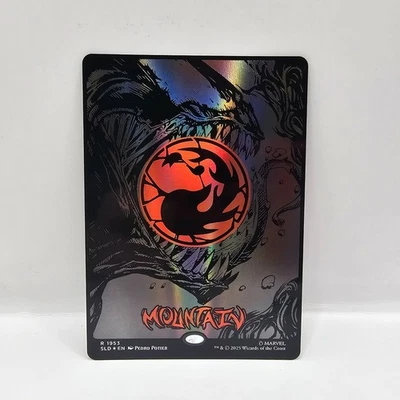 Mountain NM #1953 Mana Symbiote Raised Foil MTG Secret Lair - Image 1 of 2