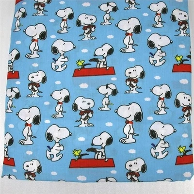 Perro dibujos animados azul cielo nube poliéster algodón y tela.  20"x55" 1043643 Foto 1 de 2