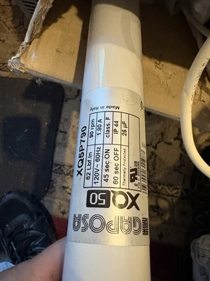 Gaposa XQ50 sense ZIP tubular motor 62Nm, 90rpm with built in receiver - Image 1 of 2