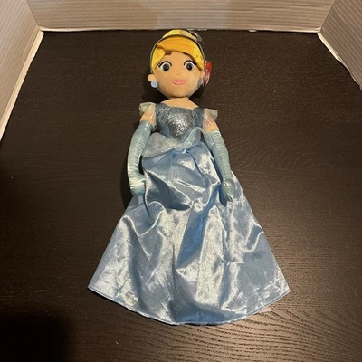 Boneca de Pelúcia Macia Ty Sparkle Cinderela 16" Disney Princesa Pelúcia com Etiqueta - Imagem 1 de 4