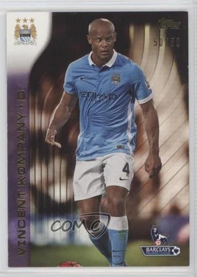 2015-16 Topps Premier 金色紫色/50 Vincent Kompany #63 — 第 1/2 张图片