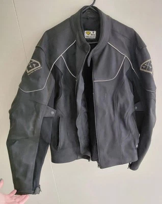 Genuine Leather Motorcycle Motorbike Biker Safety Jacket XXL Large $4 EXPRESS - Image 1 of 4