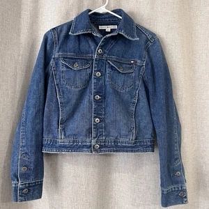 Tommy Hilfiger Vintage Y2K Jeansjacke - Damen Medium (2004) - sehr guter Zustand - Bild 1 von 14
