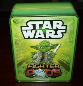 Star Wars Fighter Pods Micro Figuren Lot 40 Squinkies 21 Kugeln 1 Zunge Blechkoffer - Bild 1 von 6