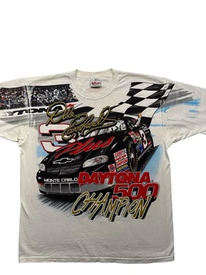 Dale Earnhardt #3 NASCAR Daytona 500 Racing 复古 90 AOP 全印花 T 恤 XL — 第 1/4 张图片