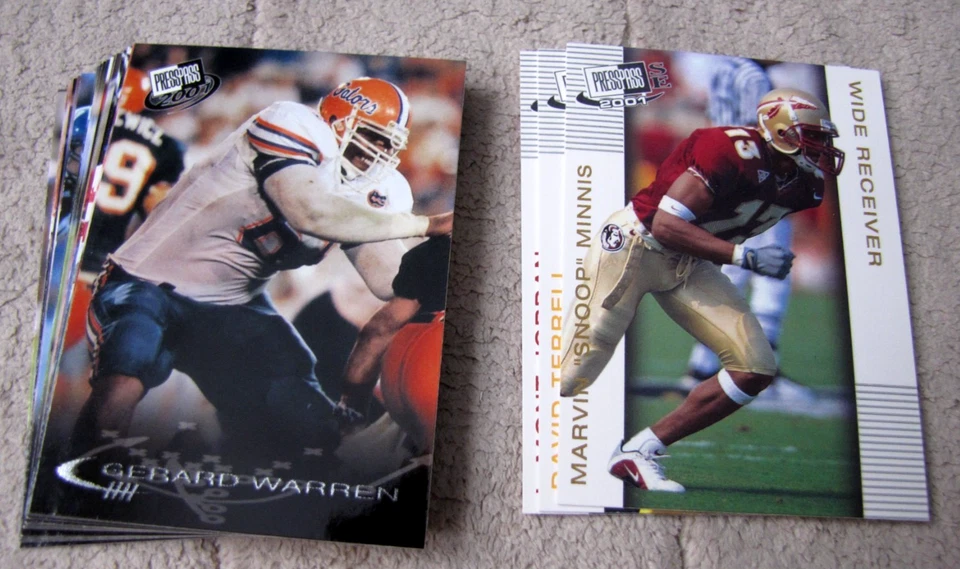 2001 Press Pass  & Press Pass SE Football (Pick Choose Complete) - Image 1 of 2