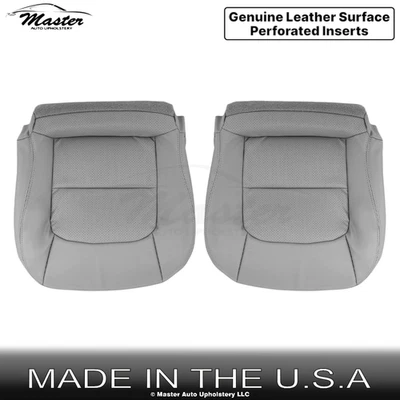 1991-2000 se adapta a Lexus SC400 cuero genuino perfecto Fundas de asiento delanteras inferiores grises Foto 1 de 4