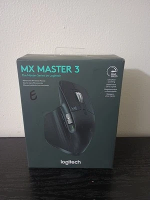 Logitech MX Master 3S Wireless Laser Mouse Black WINDOWS/MAC/LINUX (New Sealed) - Image 1 of 4