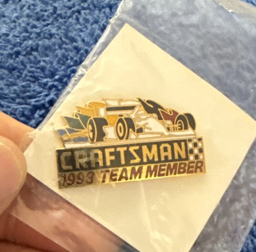 Vtg Craftsman 1993 Team Member Indianapolis Indy  Racing Hat Lapel Pin 26 - Image 1 of 1