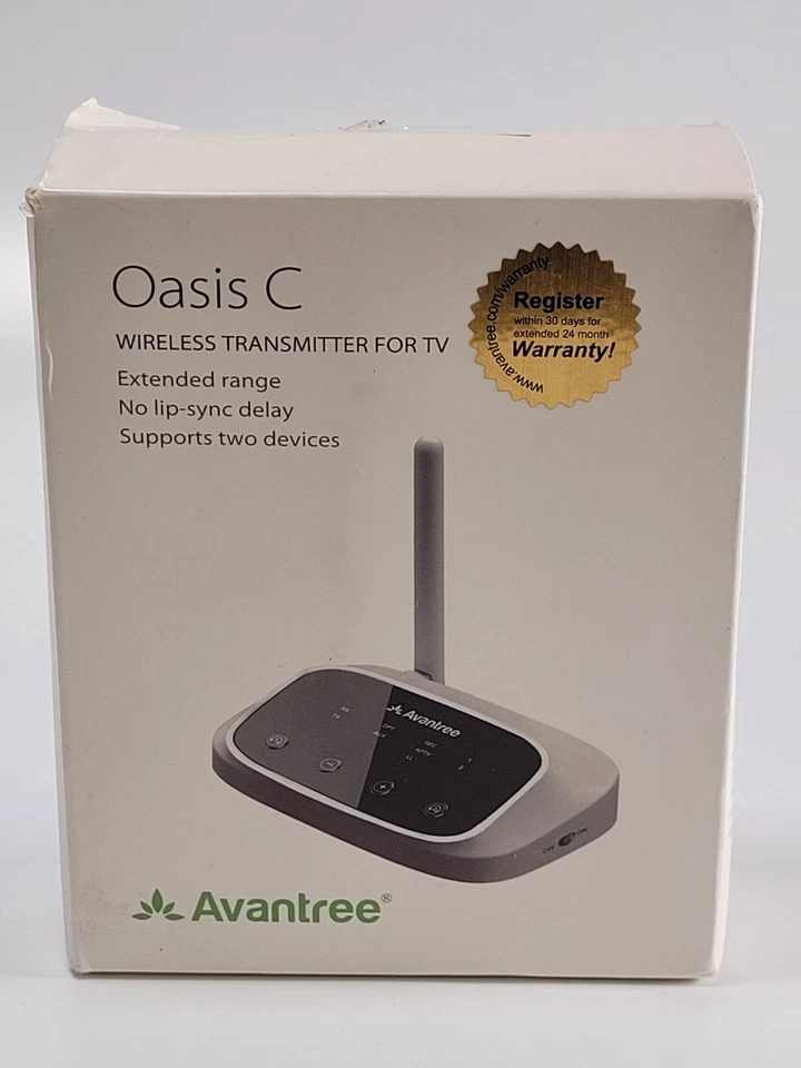 Avantree Oasis C – Bluetooth Transmitter & Receiver for TV with Dual Link - Image 1 of 4