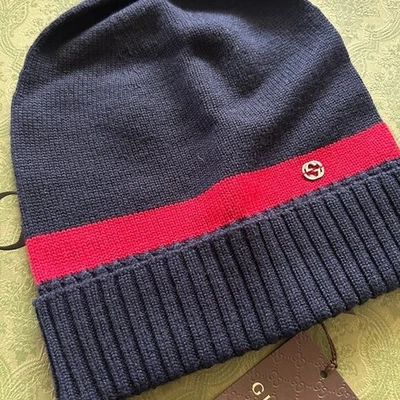 NWT GUCCI WOOL BEAMIE HAT / CAP NEW 494598 sizeM - Image 1 of 4