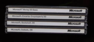 Microsoft OEM Sealed CD Software Lot - Money 99, Encarta 99, & More-tf6t - Image 1 of 3