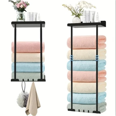 Handtuchhalter Ohne Bohren Handtuchhalter Selbstklebend für Bad Kommt DE - Bild 1 von 4