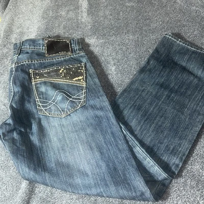 Vintage Pepe Jeans UK  Embroidered Embellished Read Distressed Size 30 X 30 - Image 1 of 4