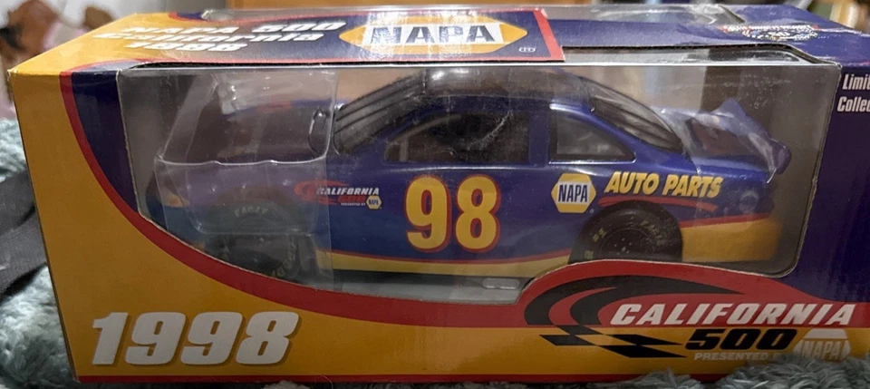 #98 Napa Auto Parts NAPA California 500 1998 1/24 Nascar Diecast - Image 1 of 1