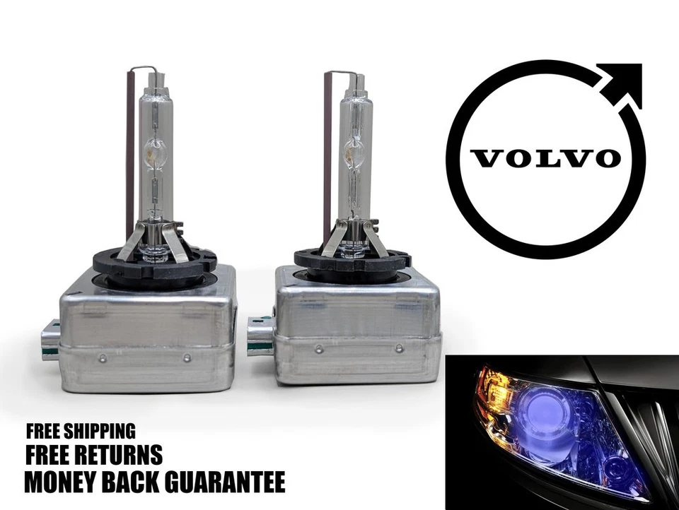 10000K Deep Blue HID Xenon Headlight Bulb for VOLVO S80 2007-2016 Low Beam x2 - Image 1 of 1