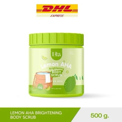Lita Lemon AHA Scrub reduce stretch marks fades dark spots dullness revitalizes - Image 1 of 4
