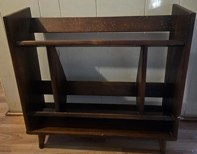 Mid-Century Vintage American Walnut Bookcase - Image 1 of 4