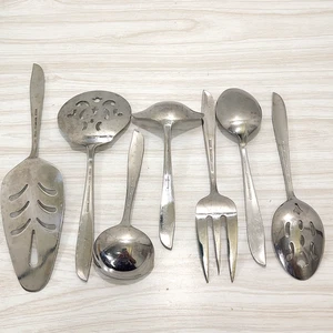 National Stainless Steel Flatware Utensils NSCO Finale 7 Serving Pieces Japan - Picture 1 of 9