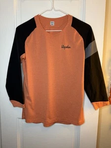 Rapha Women’s Trail 3/4 Sleeve Jersey - Small - Orange - Mountain Biking - Picture 1 of 6