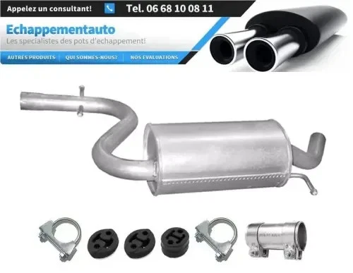 VW EOS 1.4 TSI (2007–2011) silencieux central échappement homologué E - Photo 1/1