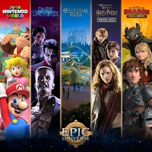 Universal Studios Florida UNIVERSAL EPIC UNIVERSE Poster (36x24) limitiert - Bild 1 von 1