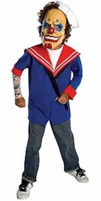 Disfraz de payaso salado marinero asesino aterrador circo disfraz de Halloween para niño Foto 1 de 2