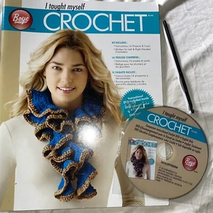 Boye I Taught Myself Crochet Beginners Book And DVD Only (tools not included) - Picture 1 of 4