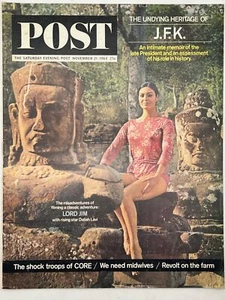 Saturday Evening Post NOV 21 1964 JFK John F. Kennedy Daliah Lavi Lord Jim - Imagen 1 de 2