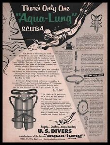 1956 US Divers Corp Aqua Lung Tauchausrüstung Los Angeles Kalifornien Druckanzeige