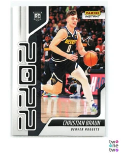 Christian Braun 2022-23 Panini Instant Year One RC #YO-21 /767 Denver Nuggets - Picture 1 of 2